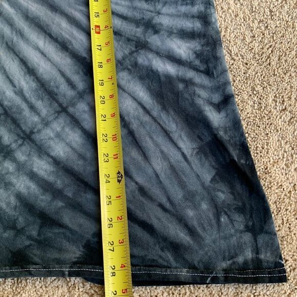 Vintage Iowa Hawkeyes Tye Dye Black & Gold Shirt XXL - Picture 4 of 5